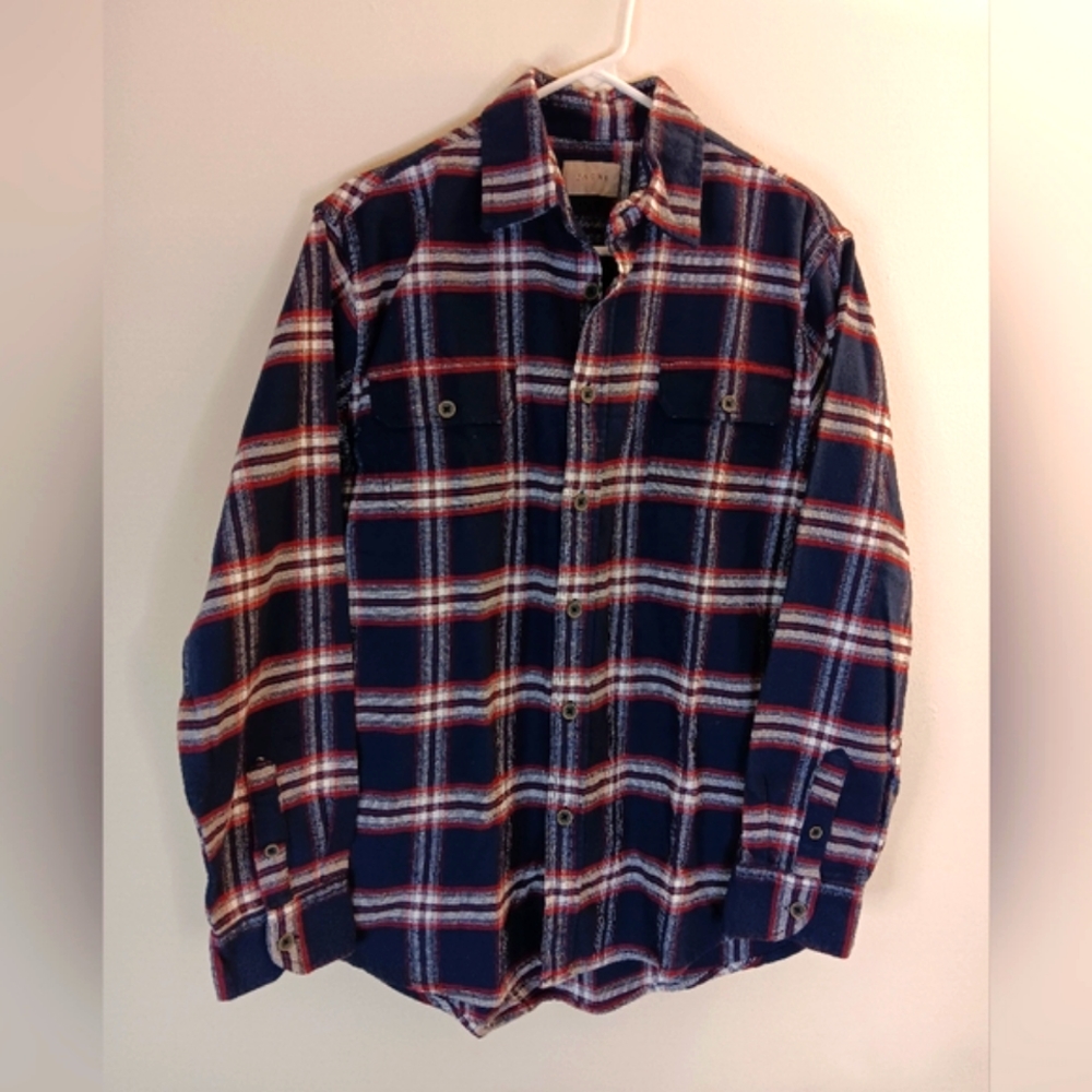 NWT Men's Flannel Shirt Sz Medium Jachs Brand